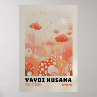 Yayoi Kusama Print - Japanse Wandkunst - Huis Muur