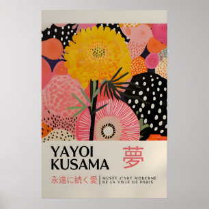 Yayoi Kusama Print - Japanse Wandkunst - Huis Muur