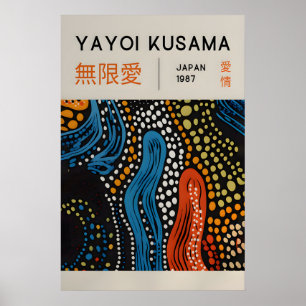 Yayoi Kusama Print - Japanse Wandkunst - Huis Muur