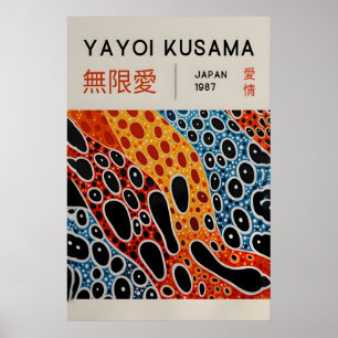 Yayoi Kusama Print - Japanse Wandkunst - Huis Muur