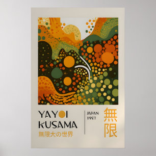 Yayoi Kusama Print - Japanse Wandkunst - Huis Muur