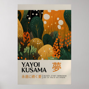 Yayoi Kusama Print - Japanse Wandkunst - Huis Muur