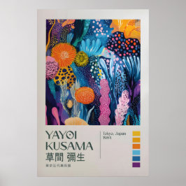 Yayoi Kusama Print, Modern Art Print, Yayoi Kusama Poster