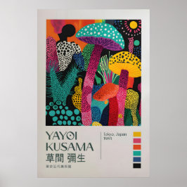 Yayoi Kusama Print, Modern Art Print, Yayoi Kusama Poster