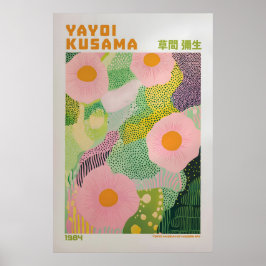 Yayoi Kusama Print, Modern Art Print, Yayoi Kusama Poster