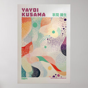 Yayoi Kusama Print, Moderne Kunst Print, Maximalis Poster