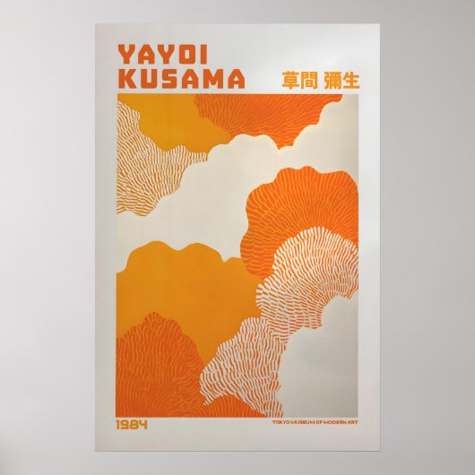 Yayoi Kusama Print, Moderne Kunst Print, Maximalis Poster (Voorkant)