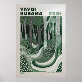 Yayoi Kusama Print, Moderne Kunst Print, Maximalis Poster