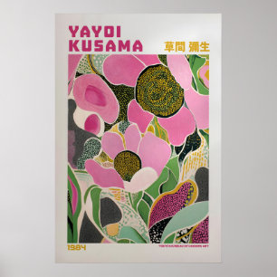 Yayoi Kusama Print, Moderne Kunst Print, Woonkamer Poster