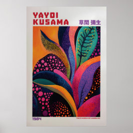 Yayoi Kusama Print, Moderne Kunstprint, Maximalist Poster
