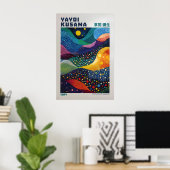 Yayoi Kusama Print, Moderne Kunstprint, Maximalist Poster (Thuiskantoor)