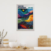 Yayoi Kusama Print, Moderne Kunstprint, Maximalist Poster (Keuken)