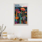 Yayoi Kusama Print, Moderne Kunstprint, Maximalist Poster (Keuken)