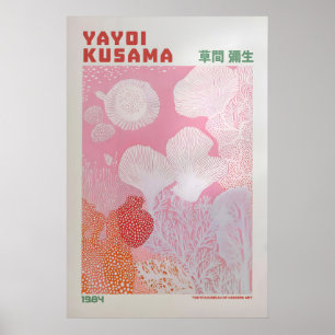 Yayoi Kusama Print, Moderne Kunstprint, Maximalist Poster