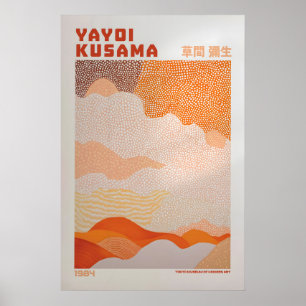 Yayoi Kusama Print, Moderne Kunstprint, Maximalist Poster