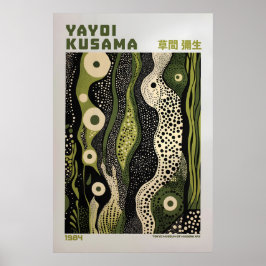Yayoi Kusama Print, Moderne Kunstprint, Maximalist Poster