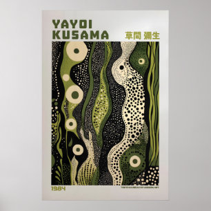 Yayoi Kusama Print, Moderne Kunstprint, Maximalist Poster