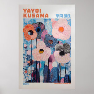 Yayoi Kusama Print, Moderne Kunstprint, Maximalist Poster