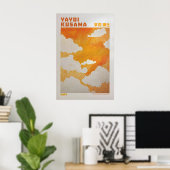 Yayoi Kusama Print, Moderne Kunstprint, Maximalist Poster (Thuiskantoor)