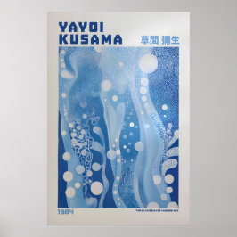 Yayoi Kusama Print, Moderne Kunstprint, Maximalist Poster