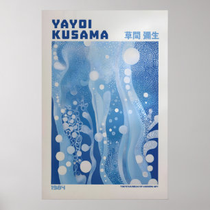 Yayoi Kusama Print, Moderne Kunstprint, Maximalist Poster