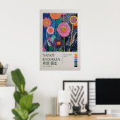 Yayoi Kusama Print, Moderne Kunstprint, Maximalist Poster (Thuiskantoor)