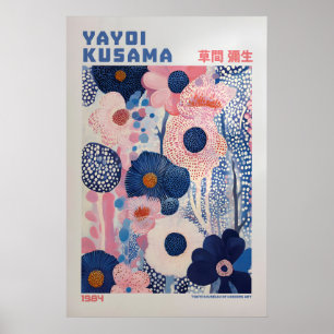 Yayoi Kusama Print, Moderne Kunstprint, Woonkamer Poster
