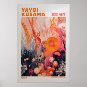 Yayoi Kusama Print, Moderne Kunstprint, Yayoi Kusa Poster