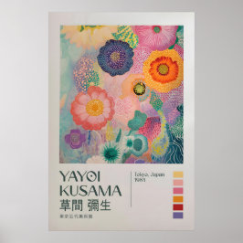 Yayoi Kusama Print, Moderne Kunstprint, Yayoi Kusa Poster