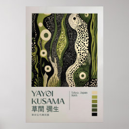 Yayoi Kusama Print, Moderne Kunstprint, Yayoi Kusa Poster