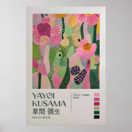 Yayoi Kusama Print, Moderne Kunstprint, Yayoi Kusa Poster