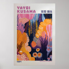 Yayoi Kusama Print, Moderne Kunstprint, Yayoi Kusa Poster