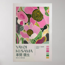 Yayoi Kusama Print, Moderne Kunstprint, Yayoi Kusa Poster