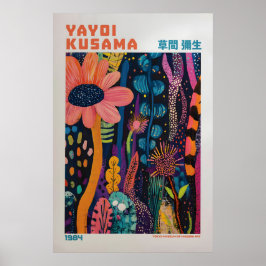 Yayoi Kusama Print, Moderne Kunstprint, Yayoi Kusa Poster