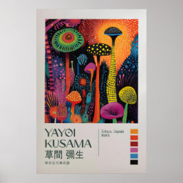 Yayoi Kusama Print, Moderne Kunstprint, Yayoi Kusa Poster