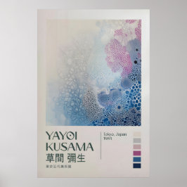 Yayoi Kusama Print, Yayoi Kusama Tentoonstelling Poster