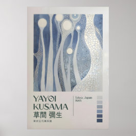 Yayoi Kusama Print, Yayoi Kusama Tentoonstelling Poster