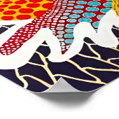 Yayoi Kusama schilderij Poster (Hoek)