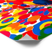Yayoi Kusama schilderij Poster (Hoek)