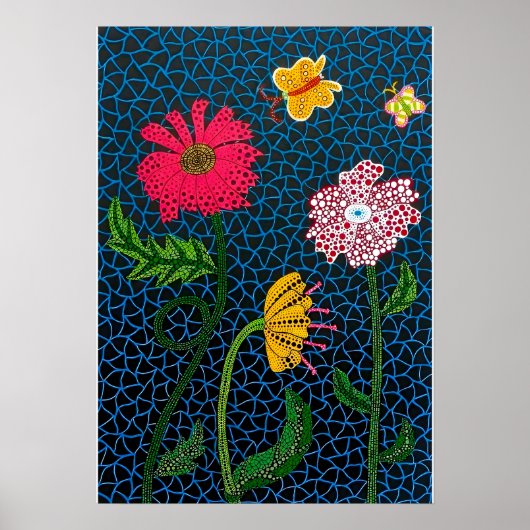 Yayoi Kusama schilderij Poster (Voorkant)