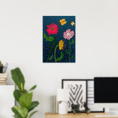 Yayoi Kusama schilderij Poster (Thuiskantoor)