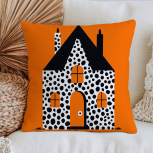 Yayoi Kusama Stippen Geestenhuis Halloween Kussen