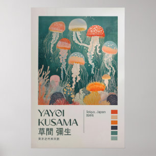 Yayoi Kusama Tentoonstellingsposter, Yayoi Kusama Poster
