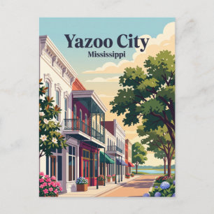 Yazoo City, Mississippi Briefkaart