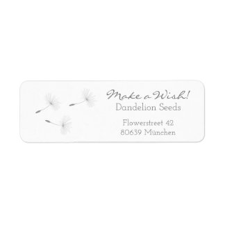 yBee *Make a Wish* Blowball Seeds . floral Etiket