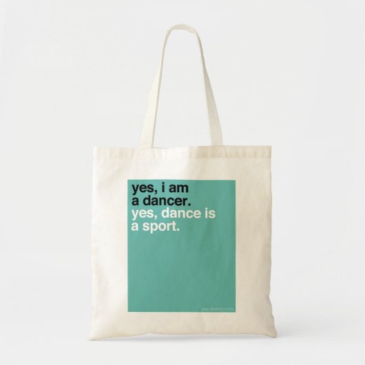 YBN: Ja, ik ben danser Tote Bag (Voorkant)