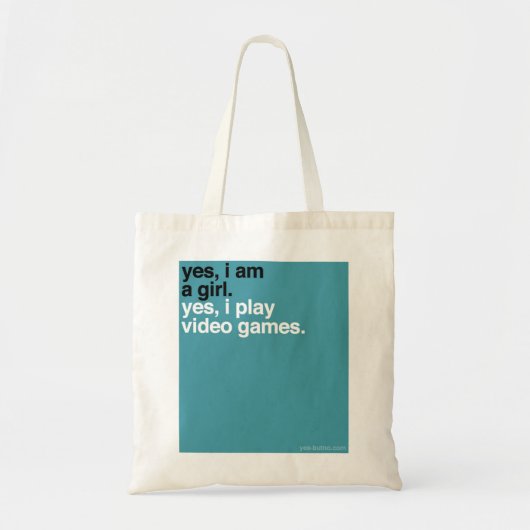 YBN: Ja, ik ben een meisje Tote Bag (Voorkant)