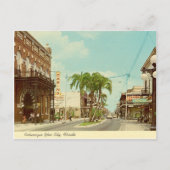 Ybor City, Florida  straatbeeld Briefkaart (Voorkant)