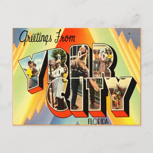 Ybor City Florida Tampa Briefkaart (Voorkant)