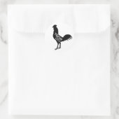 Ybor City Rooster Ronde Sticker (Tas)
